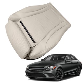 waltyotur Driver Bottom Seat Cover Camel Tan Replacement for C300 2015-2021