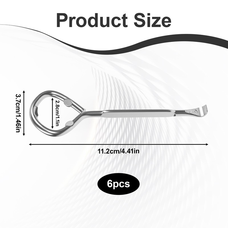 6PCS Paint Tin Opener Tool, Alloy Steel, 2 in 1