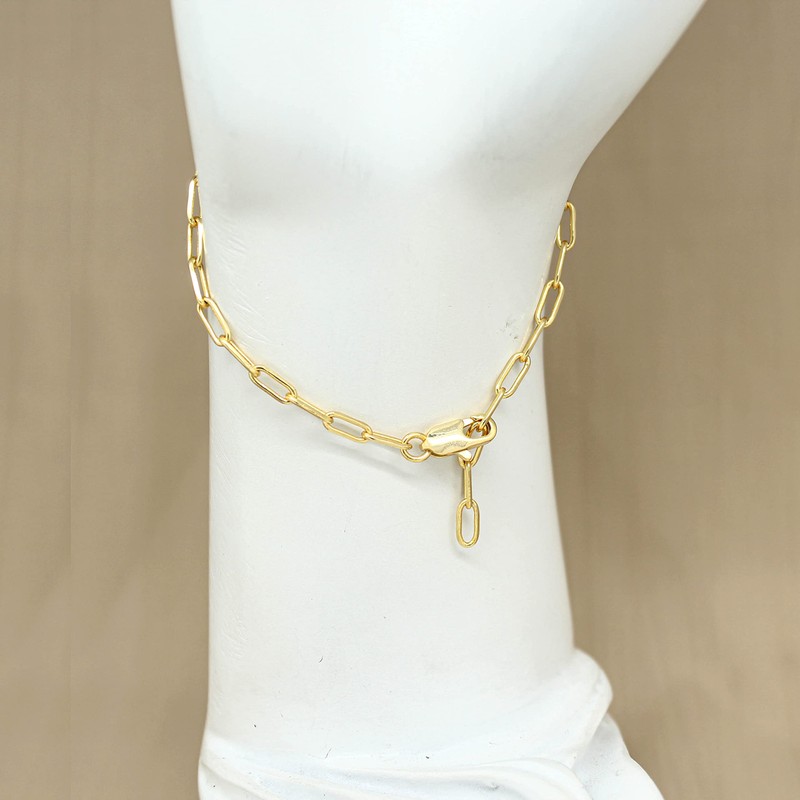 Gempires Natural Clear Quartz Heart Bracelet, 15 mm Heart Gemstone