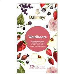 4 x Dallmayr Fruit Tea Wild Berry 20 Tea Pyramids x 3 g