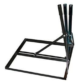 Perfect Vision Adjustable Non-Penetrating Roof Mount with Reversible 1-7/8" or 2" OD Mast Pole (NPR6B)