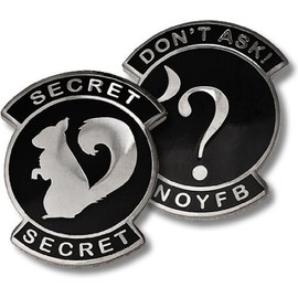 USAF Don't Ask Secret Squirrel NOYFB Challenge Coin