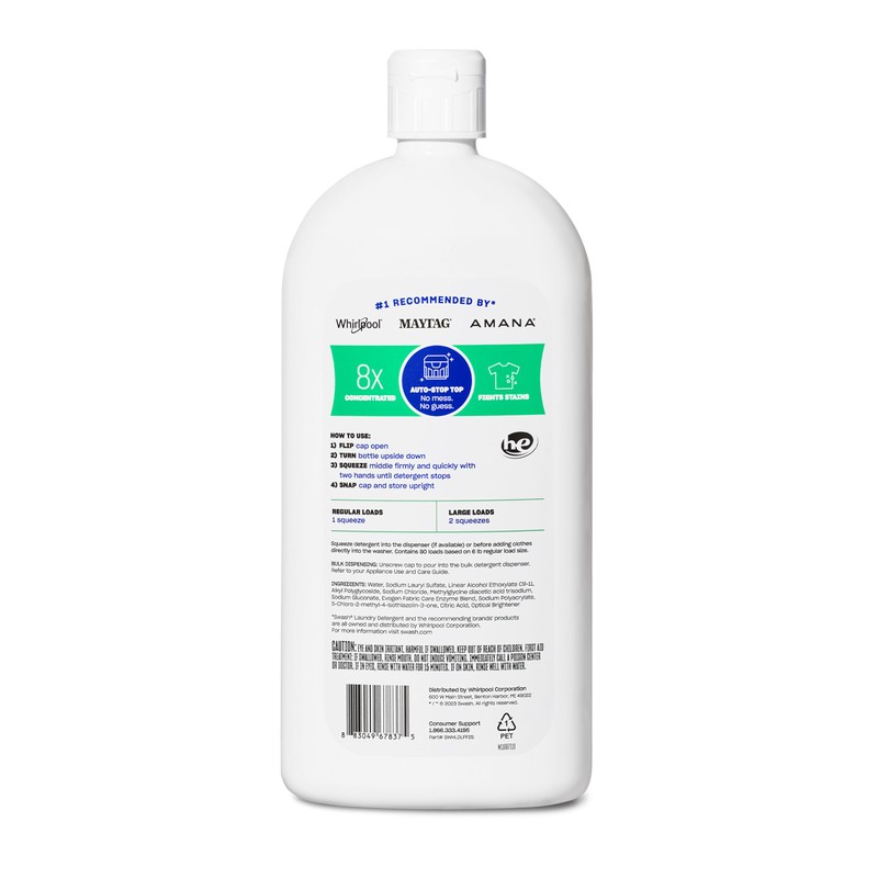 Swash Smells Like Nothing HE Ultra-Concentrated Liquid Laundry Detergent