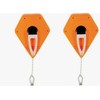 Zimpty 2PCS Keson P100 Octoganal Chalk Line Reel, 1.5mm String,