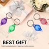 LIAISIMI LED UV Keyring Torch Mini LED Key Ring Light