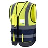 AYKRM Mesh hi vis Vest with Pockets high viz Class