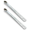 BERYLER 2PCS 1/16 Teaspoon(1/16tsp, 0.31ml, Pinch) Single Tiny Measuring Spoon,