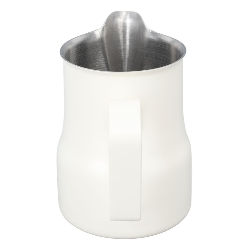 Milk Frother Cup 350ml 304 Stainless Steel Pointed Mouth Foaming