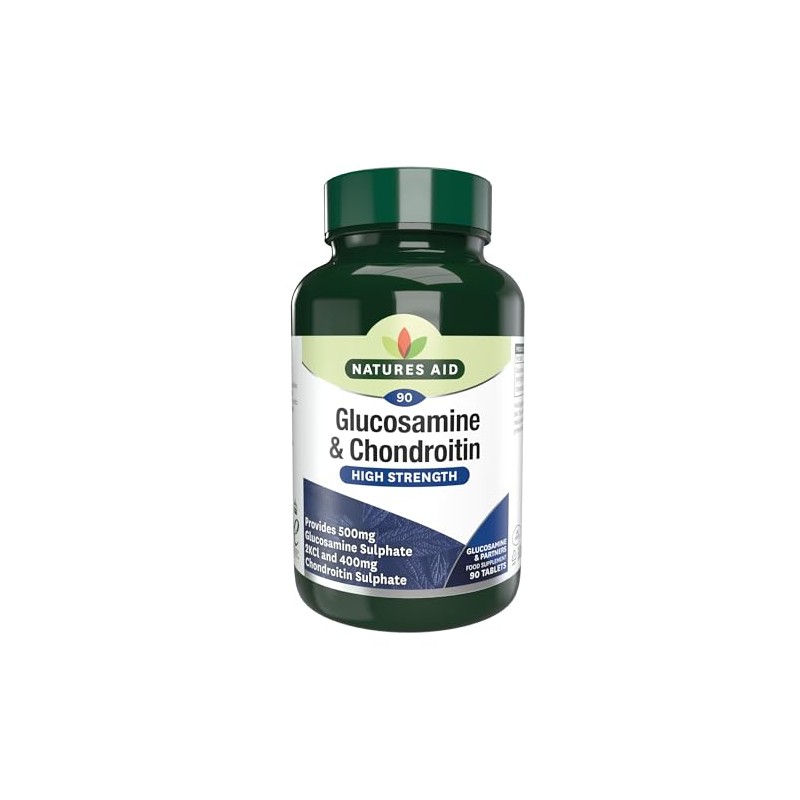 Natures Aid Glucosamine 500 mg + Chondroitin 400 mg, 90