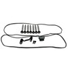 1 SET SHLPDFM Engine Valve Covers Natural Cast Aluminium Satin