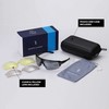 BBB Cycling Sports Glasses with 3 Interchangeable Lenses Lightweight Sunglasses