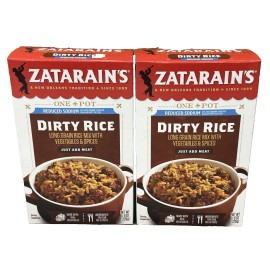 Zatarain's New Orleans One Pot Reduced Sodium Dirty Rice 8 oz (2 pack) Zatarains