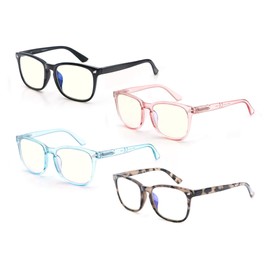 anteojos de lectura con bloqueo de luz azul 2.5 para mujeres/mujeres, anti luz azul perjudicial, antideslumbrante, antiestrés, protección UV, apto para visualización de computadora, TV, tablet, smartphone