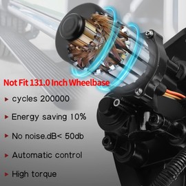 Fexhull Front Power Running Board Motor Assembly with Bracket Fit for Ford Expedition 2007-2017 Right Passenger Side, Replaces 9L7Z16A506B - for 131.0 inch Wheelbase only