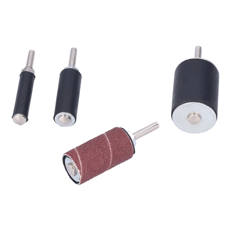 16Pcs Drum Sander 60 80 120 Grits Rust Removal Polishing
