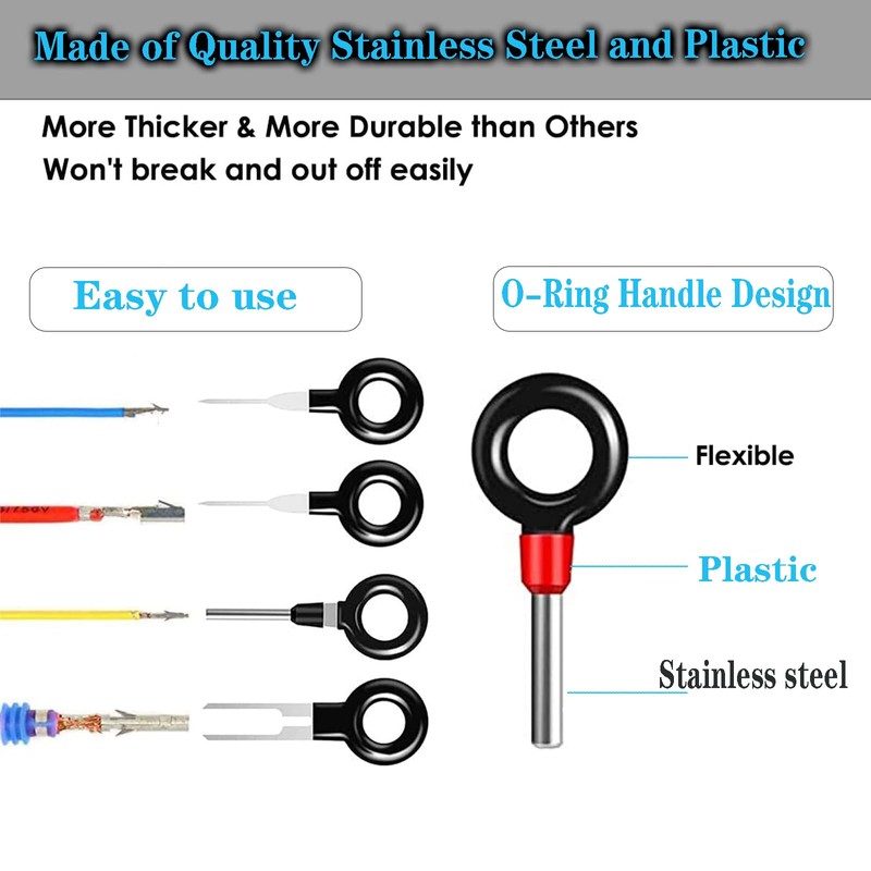 yuentoen Terminal Ejector Kit for Car, Terminal Removal Tool Set,