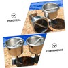 BESPORTBLE Float Line Holder for Swimming Pools Durable Metal Cups