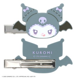 Shobido SA56457 Sanrio Tenshi and Akuma Series Hair Clips, 2 Pieces < Chrome > Limited Original Illustration
