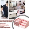 HWPRATO Mini Drawer Organizers Accessories with Compartments and Drawers, Plastic