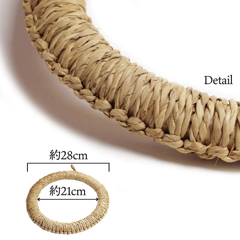 萬洋 鍋敷き ナチュラル 直径28cm ビッグサイズ 竹皮鍋敷 34008C