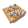 M12 (12mm) Steel Hex Nuts - Standard Thread - Pack