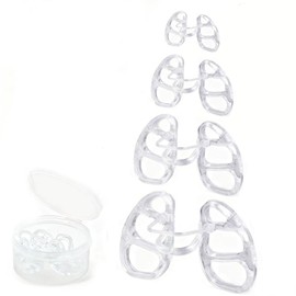Lumbor37 Dilatador Nasal 4 Piezas, Dilatadores Nasales de Silicona, Anti Ronquidos, Con Caja de Almacenamiento, Ayuda a Reducir Los Ronquidos         