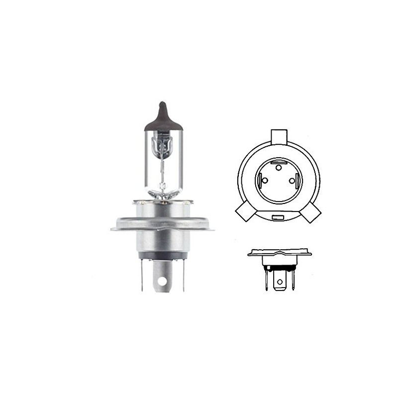 HELLA 8GJ 002 525-301 Bulb - H4 - Heavy Duty