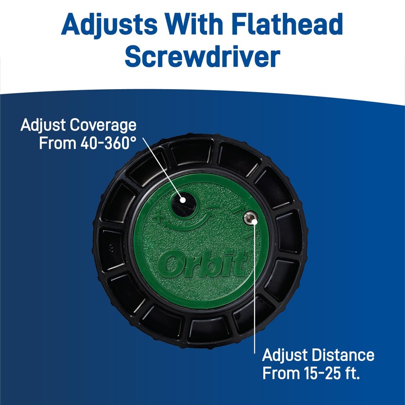 Orbit 55461 Voyager Screw Top Gear Drive Rotor Water Sprinkler