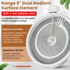 Upgraded WB30X24111 WB30T10133 Range 9" Dual Radiant Surface Element Compatible
