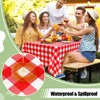 misaya 12 Packs Buffalo Disposable Table Cloth, 54 x 108