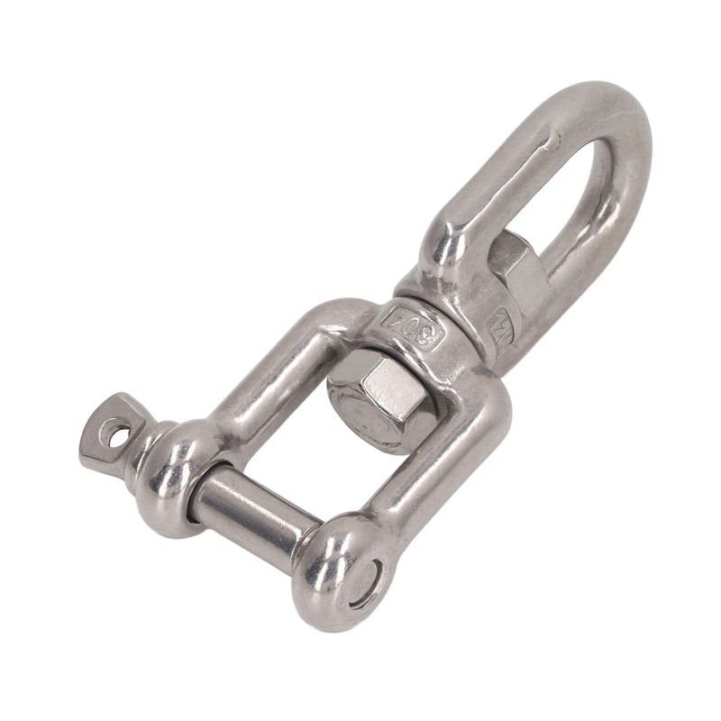 Double Jaw Shackle Professional Heavy Duty 304 Stainless Steel Rolling