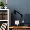 Relaxdays Desk Organiser for Notes and Pens, Tidy, Faux Leather,