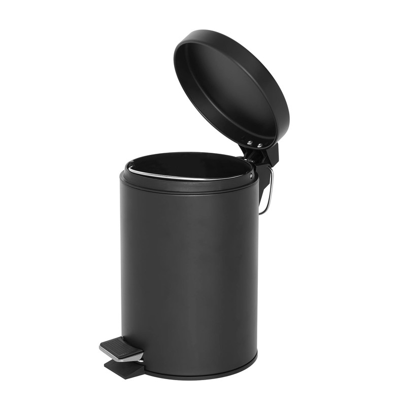 Corby Croft Pedal Bin in Black, 3 L