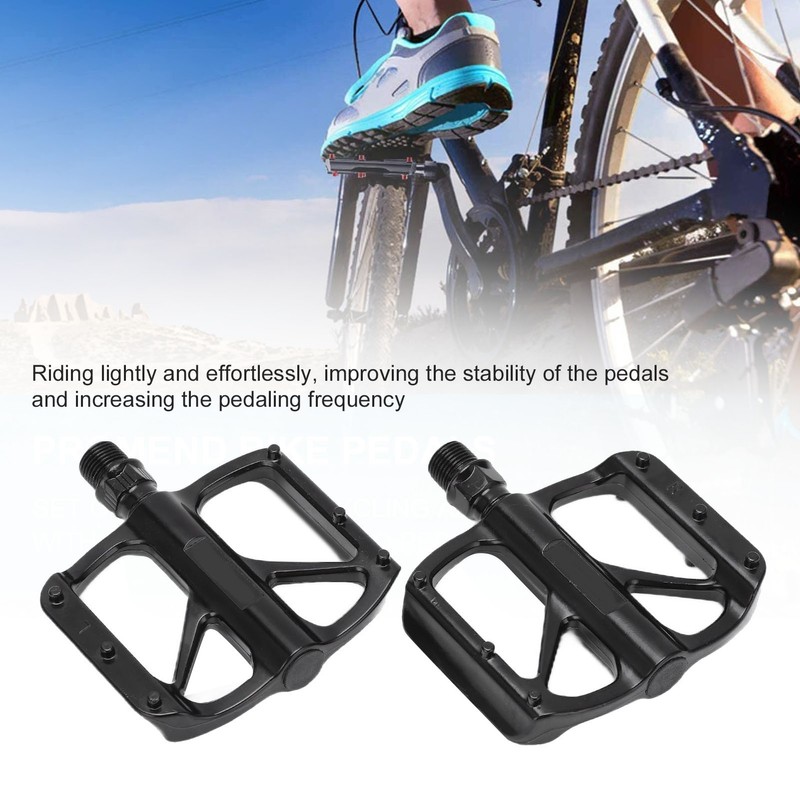 MEROCA Bike Pedals Wear Resistant Aluminum Alloy Mountain Bike Pedals