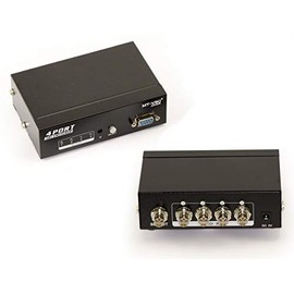 Kalea Informatique© SDI-Switch mit 4 Ports – 4 BNC-SDI-Eingänge auf einen Ausgang – Kompatibel mit SD-SDI / HD-SDI und 3G-SDI 297MB/s – mit Fernbedienung und Steuerung über COM-RS232-Port