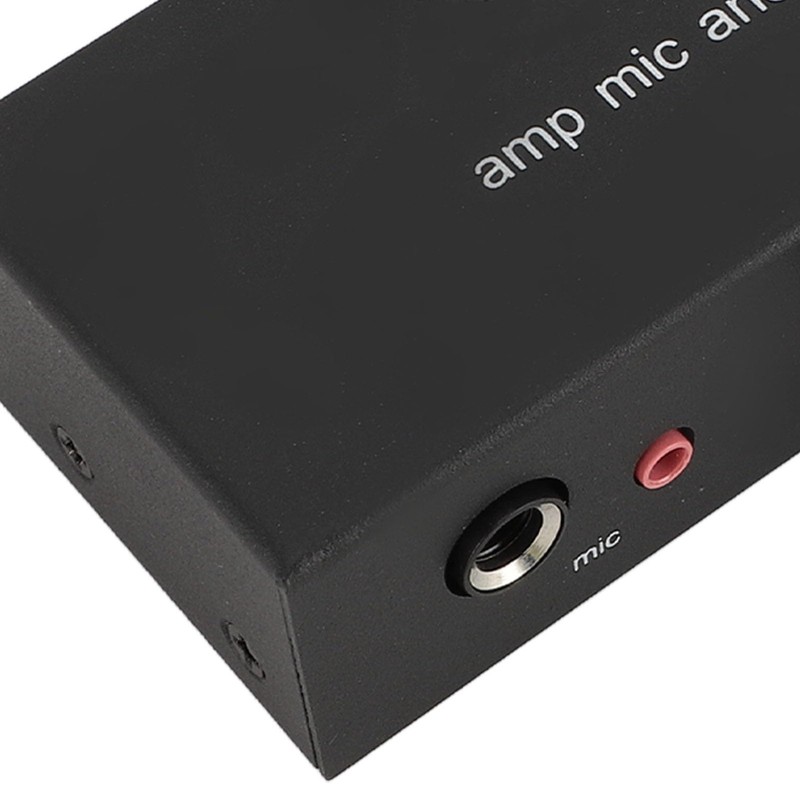 Stereo Audio HiFi Phonograph Preamp, MIC Condenser Interface Microphone Headphone