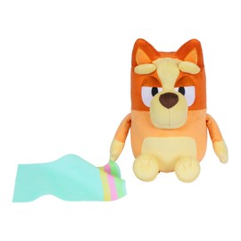 Bluey Sleepy Time Bingo 13 Inch Plush With Blanket, Press Bingo's Tummy To Hear 7 Fun Phrases, Sing Along With Bingo To The Theme Song, So Soft Made With Deluxe Fabrics And Detailed Stitching