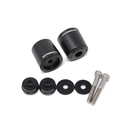 SSK Aluminum Bar End Type B HONDA Half Moon Type 1 Color: Matte Black HONDA CB250F MC43 CB250R MC52 CBR250R MC41 CB400F NC47 CBR400R NC47 CBR400R NC56 CBR605F RC83 CBR605R 2019