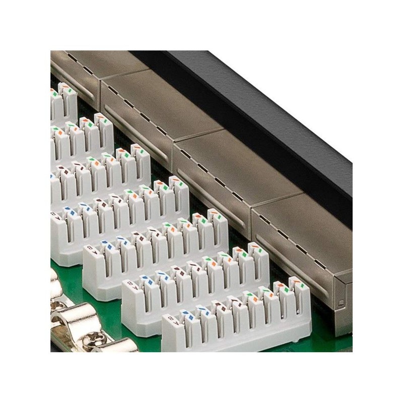 Goobay 93793 CAT 6 25.4cm Length Patch Panel, Black, 12