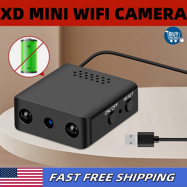 Mini Wifi Camera HD 1080P Home Security Camcorder + Night
