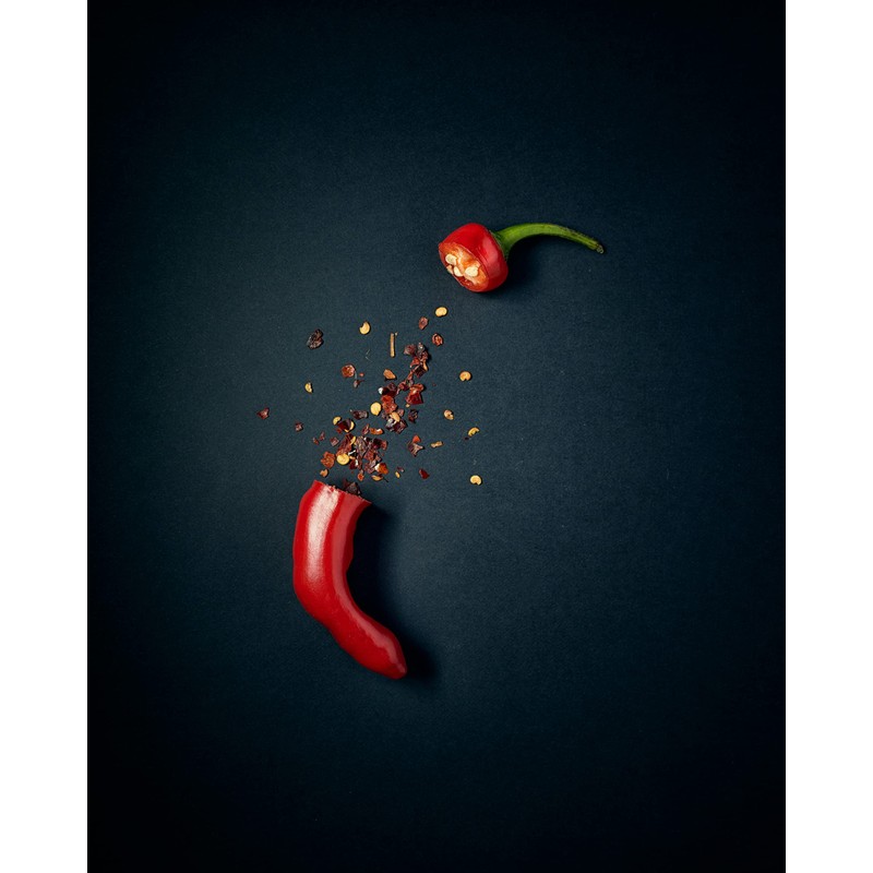 Chili flakes (500g, 1.1lb), crushed chili peppers 100% natural and