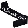 HUBEISIYU Sweet 16 Birthday Sash, 16th Bday Sash Gift Ideas