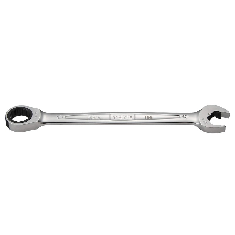 TONE Quick Ratchet Glasses Wrench RMQ-19 Double Side Width 0.7