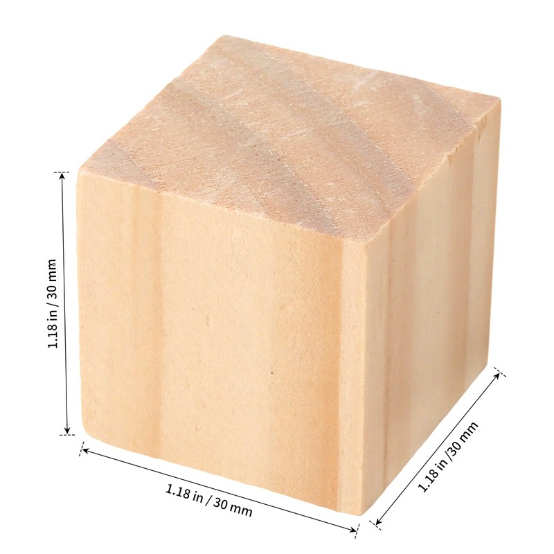 HONYUET 40 Pcs 3 x 3 x 3 cm Small