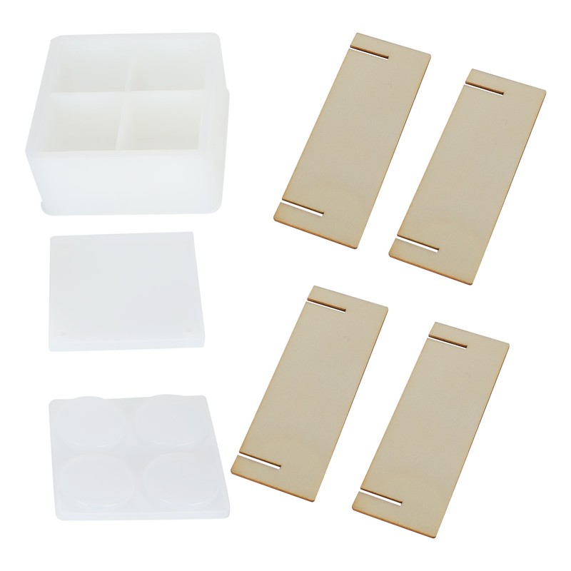 Square Mold DIY Crystal Epoxy Mould Silicone Parts Mirror Surface