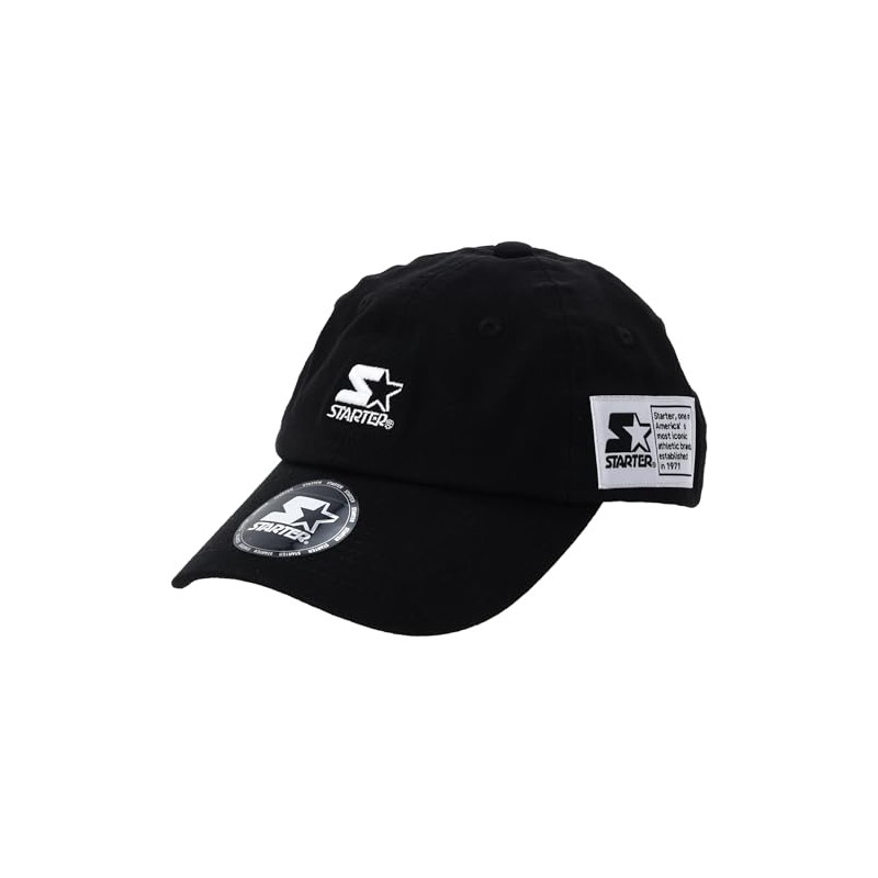 Starter Blue Label ST-LCPK02 Boys Low Cap, Black, Free size