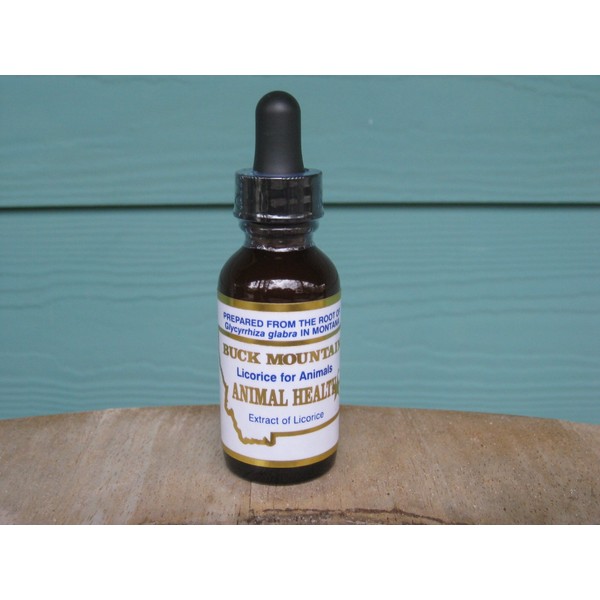 Buck Mountain Licorice Tincture for Animals- 1ounce by Carols Pet