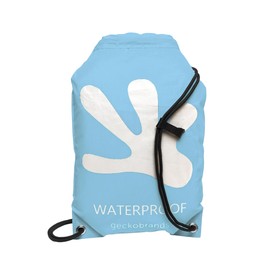 geckobrands Drawstring Travel Backpack 10L - Waterproof Lightweight Travel Dry Bag for Beach, Hiking, and Light Water Activities for Men & Women