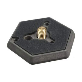 Manfrotto 030-38 Replacement Hexagonal Quick Release Mounting Plate with 3/8 Thread