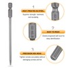 sourcing map 3pcs H3.0 Hex Head Drill Bit Wrench 3mm